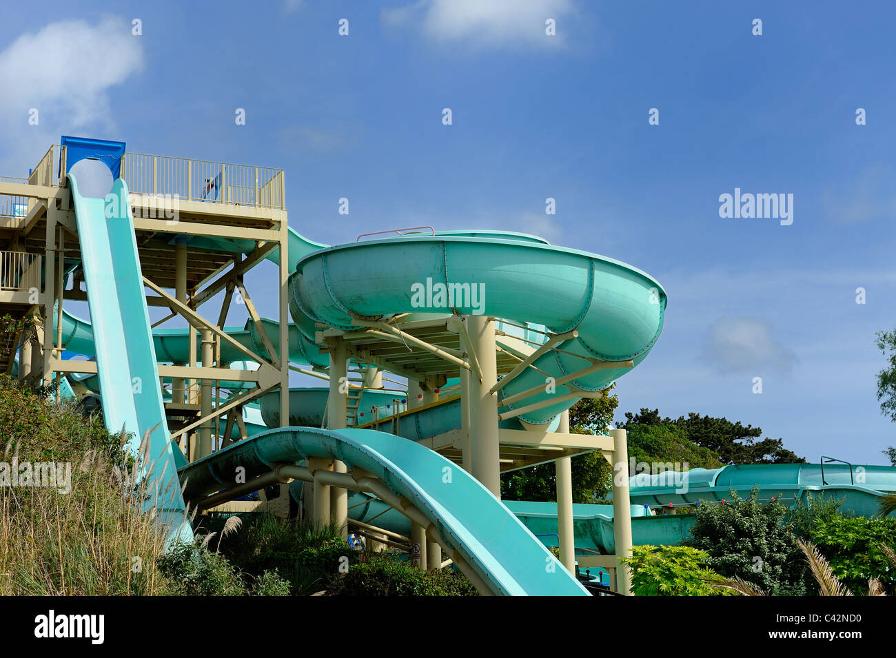 L'aquapark eau devon goodrington england uk Banque D'Images