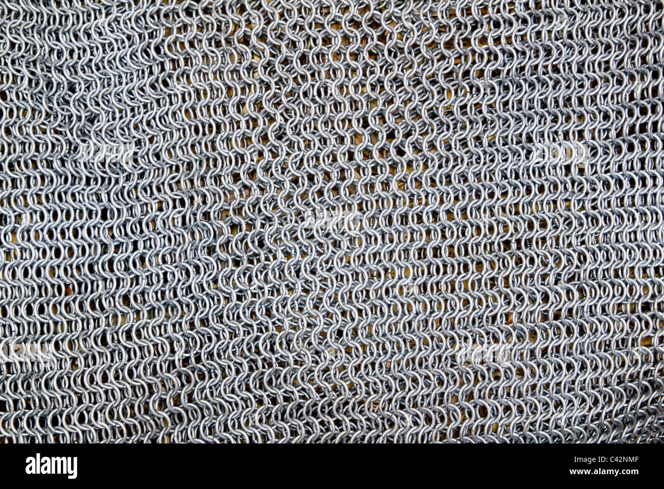 La protection de l'épée chevalier antique metal texture pattern net Banque D'Images