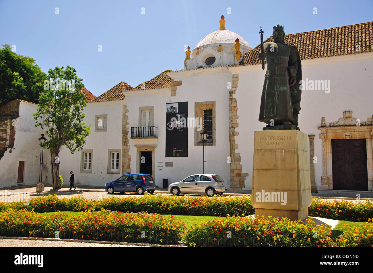 Museu Municipal de Faro, Praça Dom Afonso III, Vieille Ville, Faro, Faro, Algarve, Portugal Banque D'Images