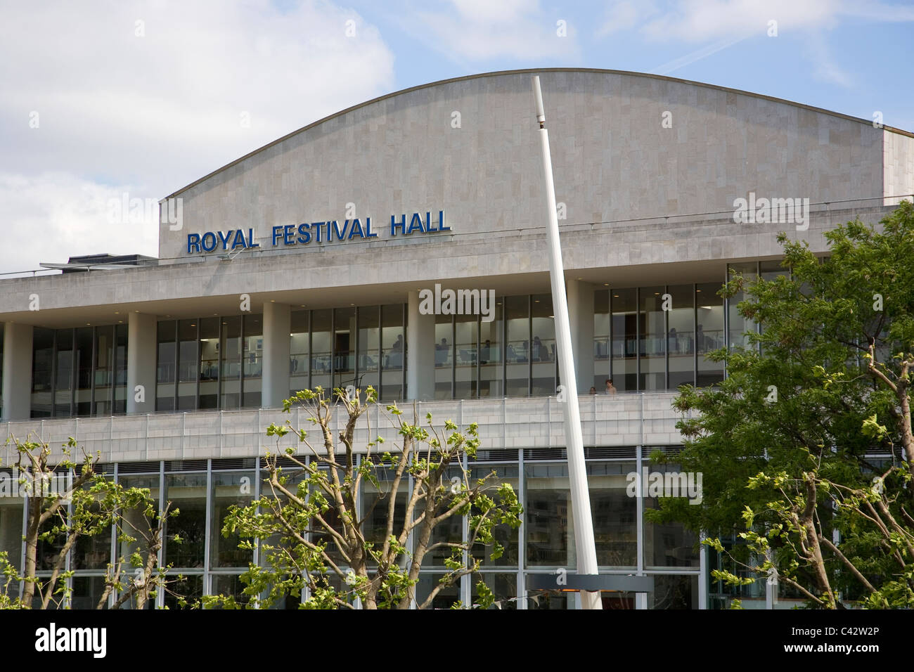 Le Royal Festival Hall sur la rive sud de Londres Banque D'Images