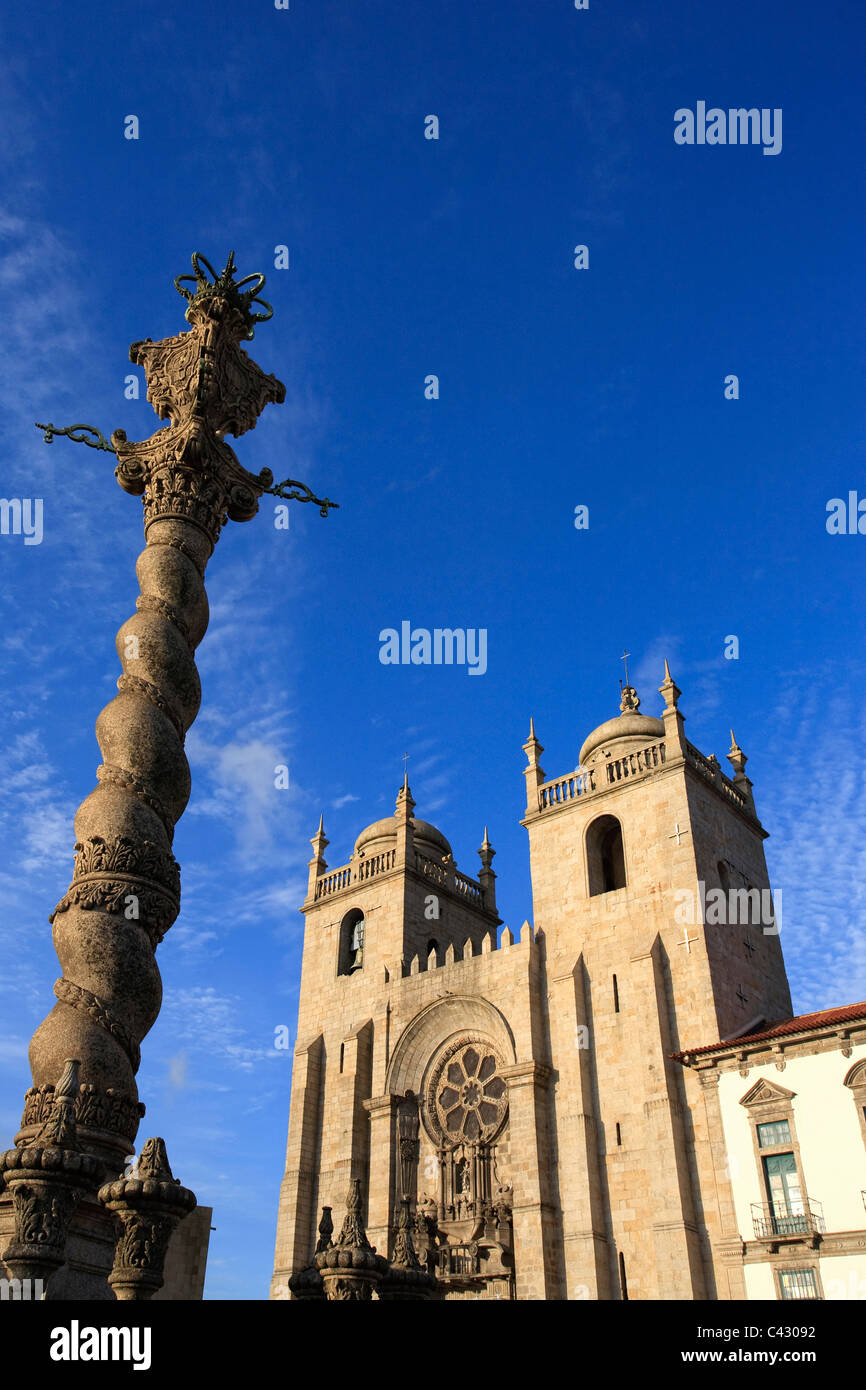 Sé (cathédrale), de la vieille ville de Porto (UNESCO World Heritage), Portugal Banque D'Images