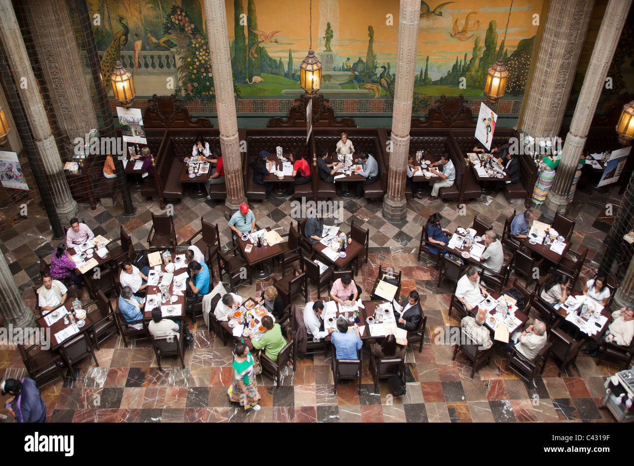 La Casa de los Azulejos ou 'Chambre de commerce' Mexico City Banque D'Images