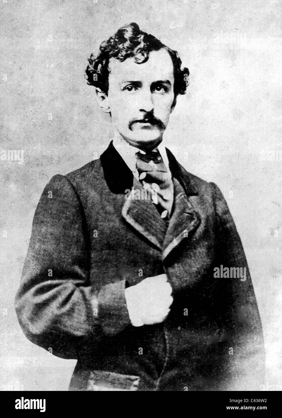 JOHN Wilkes Booth (1838-1865) acteur américain qui a assassiné le président Lincoln le 4 avril 1865 Banque D'Images