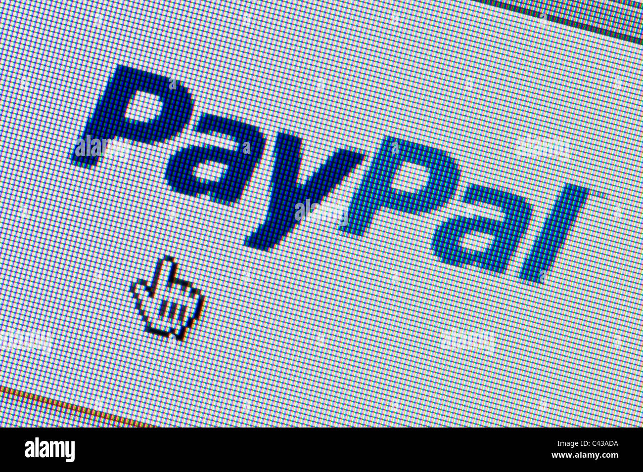 De près de l'logo PayPal comme vu sur son site web. (Usage éditorial uniquement : -Print, télévision, e-book et le comité éditorial du site). Banque D'Images