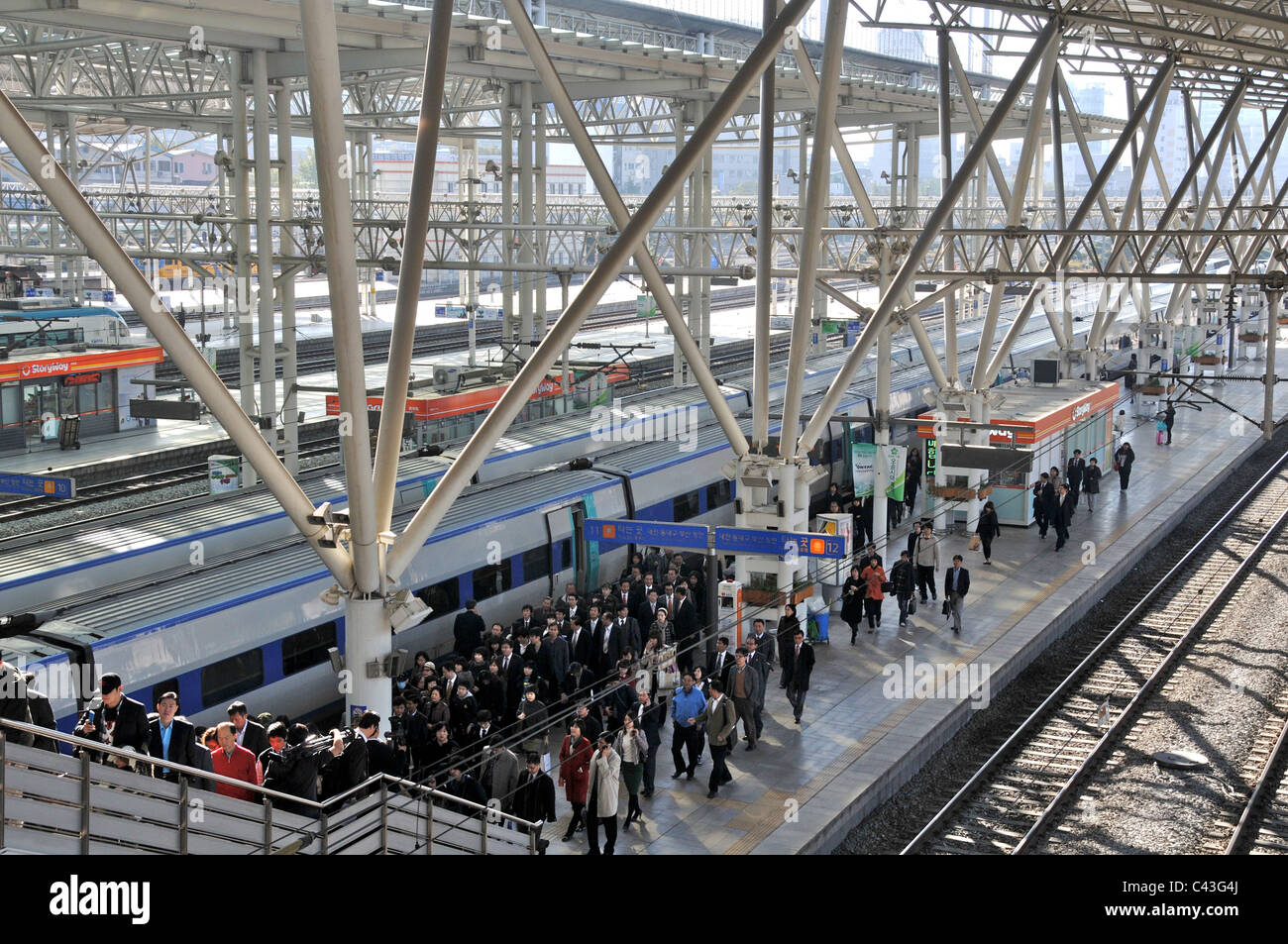 La gare centrale de Séoul en Corée du Sud Banque D'Images