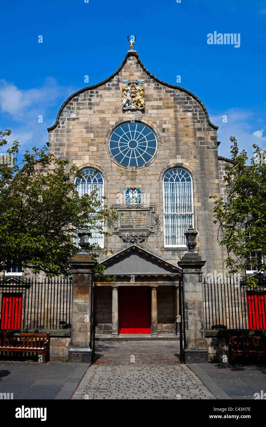 L'église historique Canongate UK Europe Ecosse Edimbourg Banque D'Images