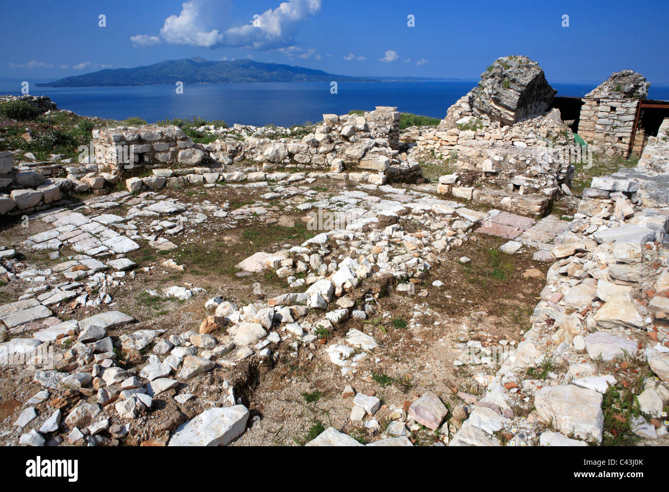 L'Albanie, Balkans, Europe centrale, Europe orientale, d'Europe, le sud de l'Europe, destinations de voyage, archéologie, architecture, Fort Banque D'Images