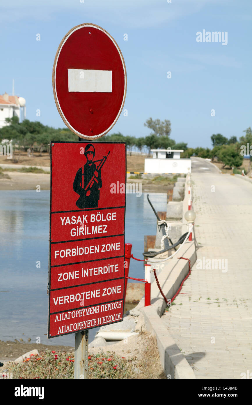 Chypre. Varosha Ghost Town à Famagouste, Chypre du nord occupée par la Turquie Banque D'Images