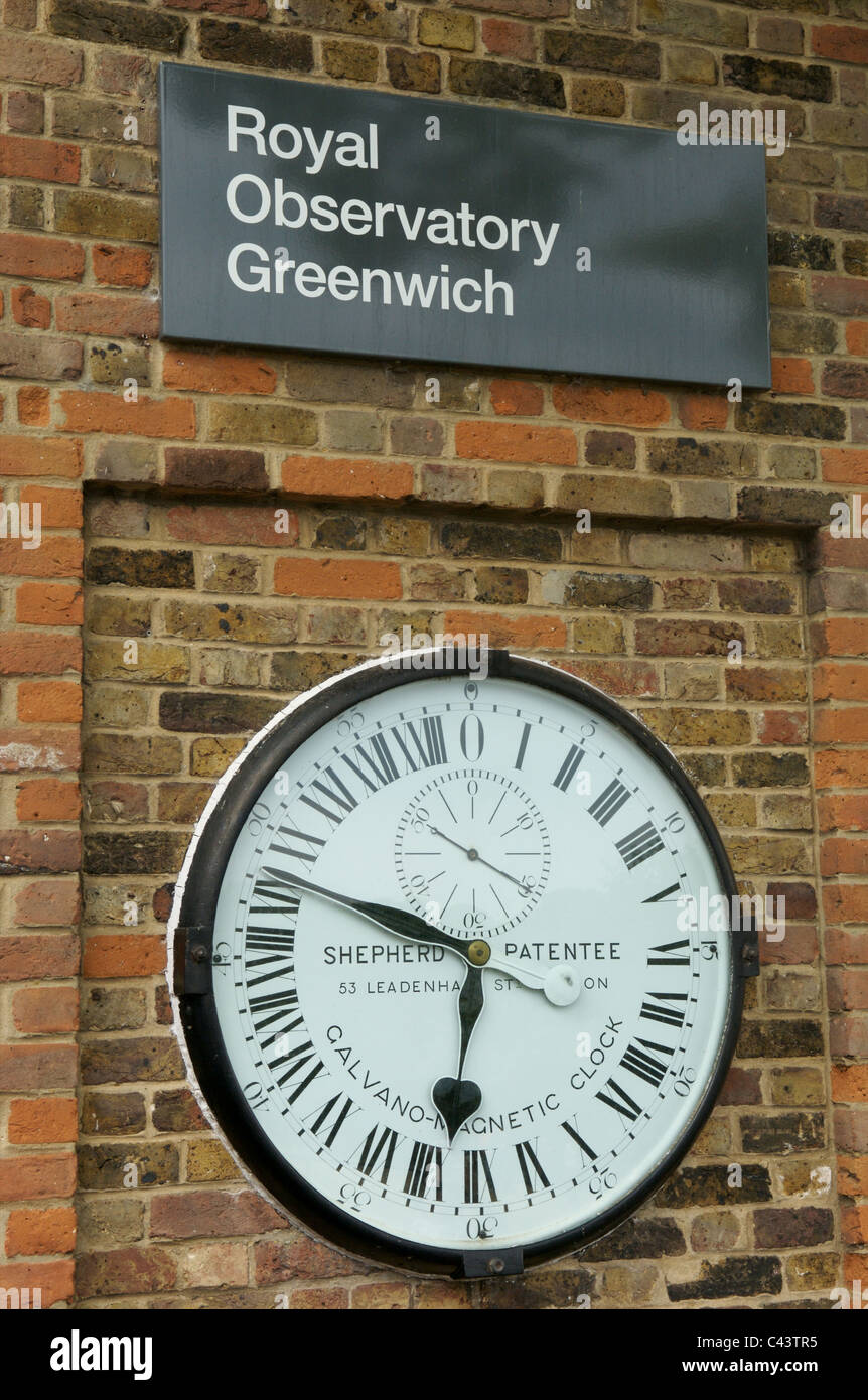 Le Royal Observatory Greenwich Réveil Banque D'Images