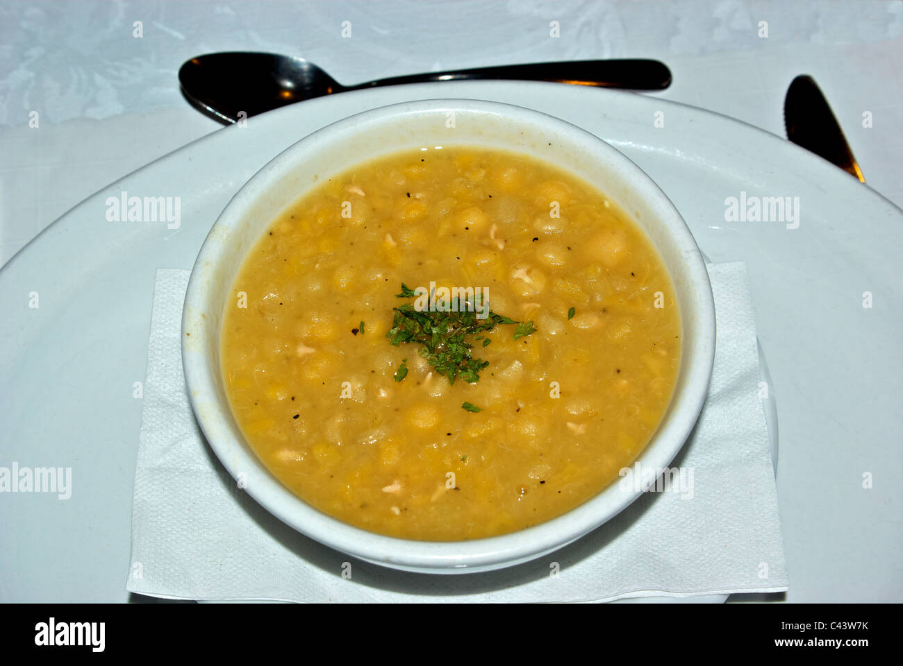 Bol De Canadien Francais Traditionnel Entier Jaune Epaisse Soupe