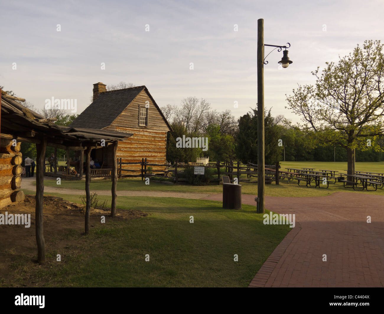 Farmers Branch Historical Park, Dallas, Texas. Banque D'Images
