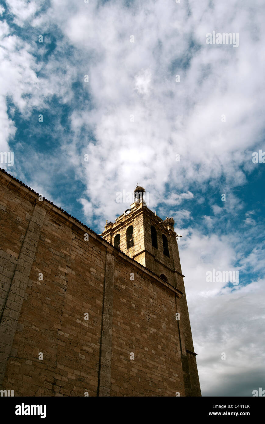Église de Nuestra Señora de la Asunción, Cabezón de Pisuerga Banque D'Images