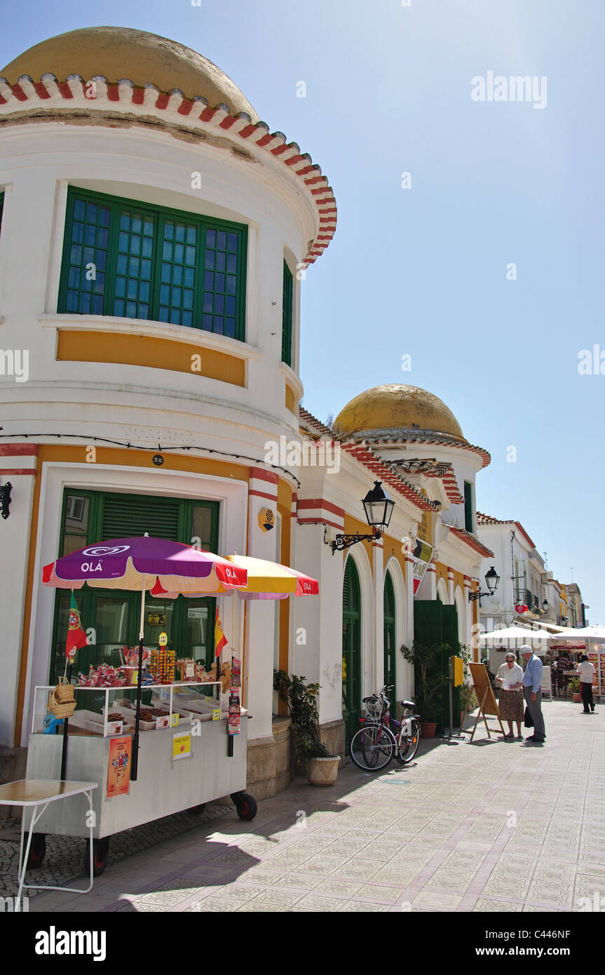 Galeria Manuel Cabanas, Teófilo Braga Rua Dr, Vila Real de Santo António, District de Faro, Algarve, Portugal Banque D'Images