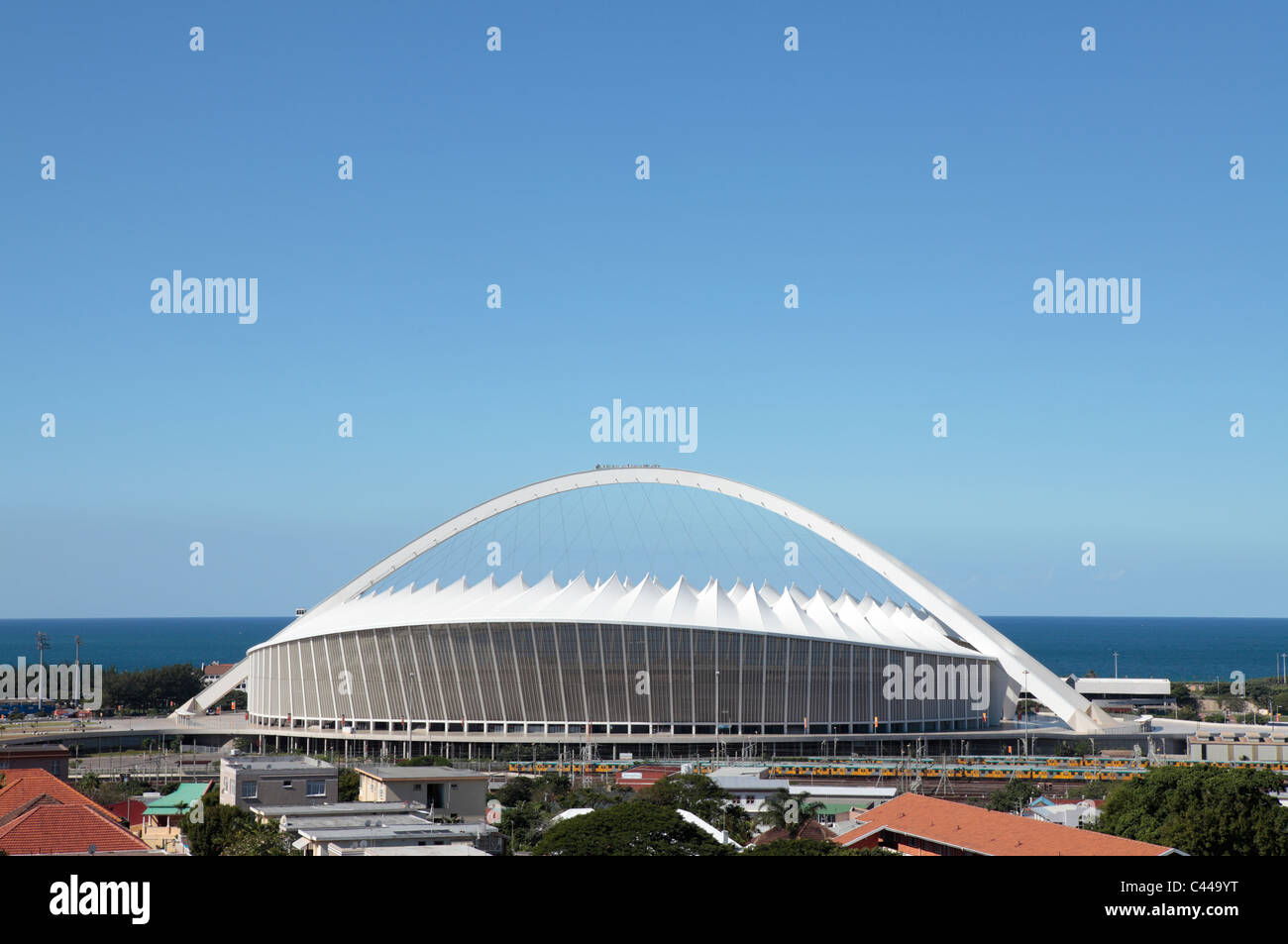 Moses Mabhida Stadium, Durban, KwaZulu-Natal, Afrique du Sud Banque D'Images