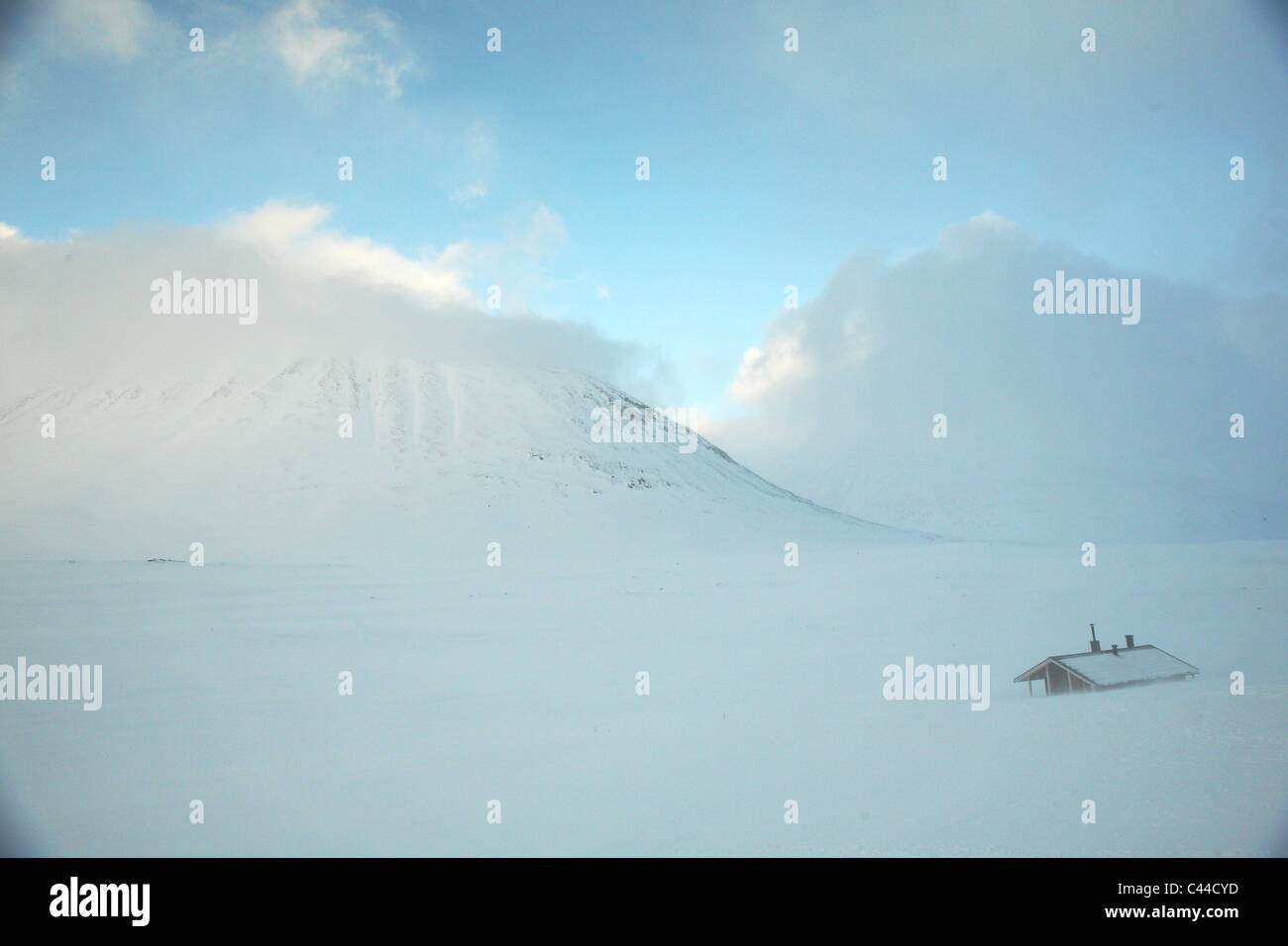 Image de montagnes de l'Arctique suédois Banque D'Images