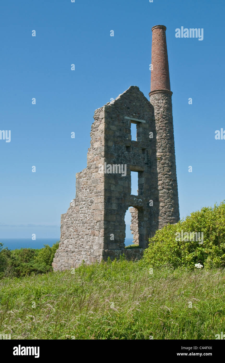 Vieille Mine Penwith Cornwall Angleterre Banque D'Images