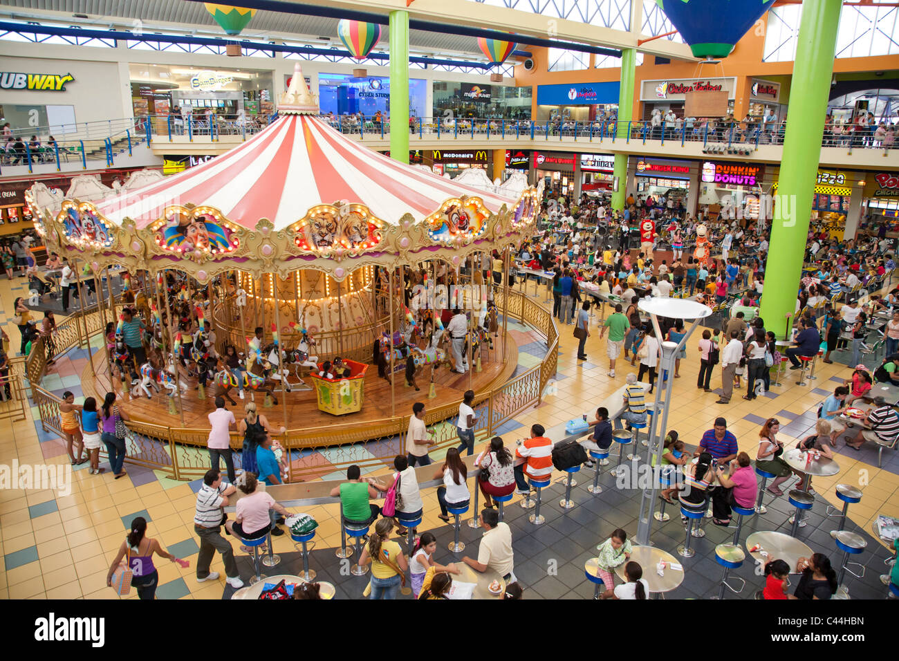 Centre Commercial Albrook, la ville de Panama. Banque D'Images