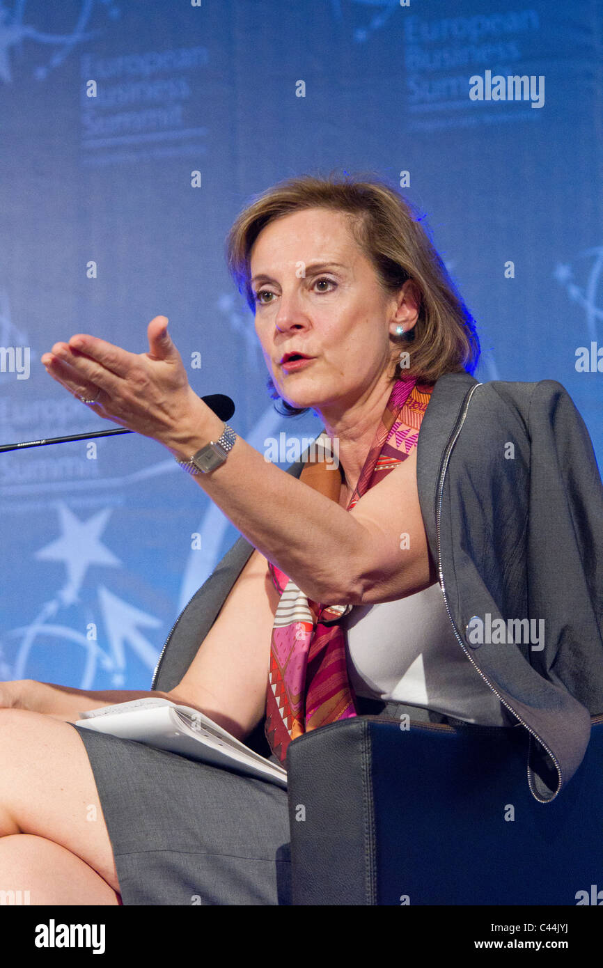 Dominique Reiniche, présidente, Groupe de l'Europe, la société Coca Cola Banque D'Images