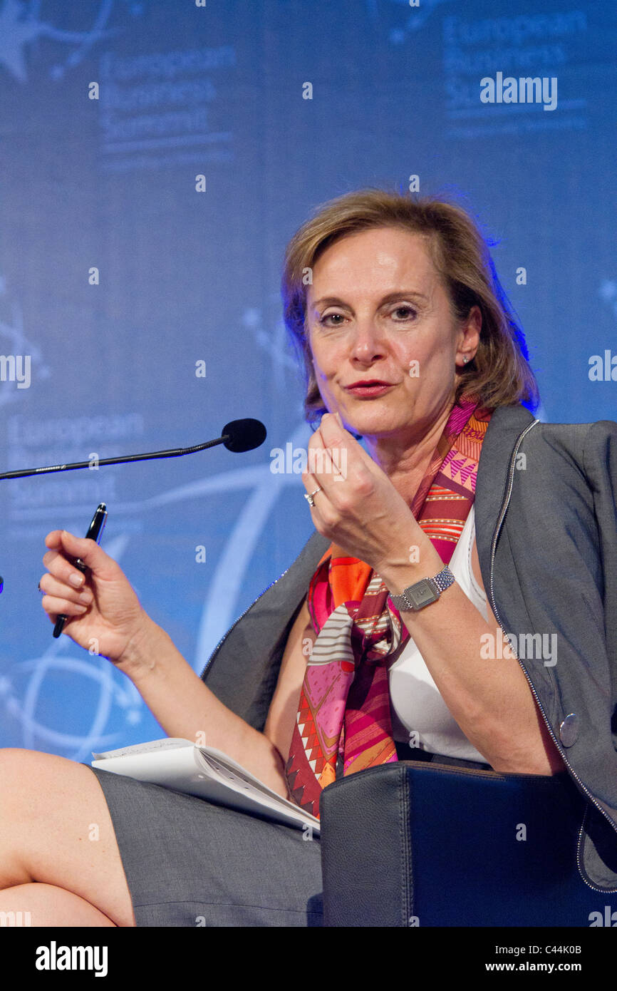 Dominique Reiniche, présidente, Groupe de l'Europe, la société Coca Cola Banque D'Images