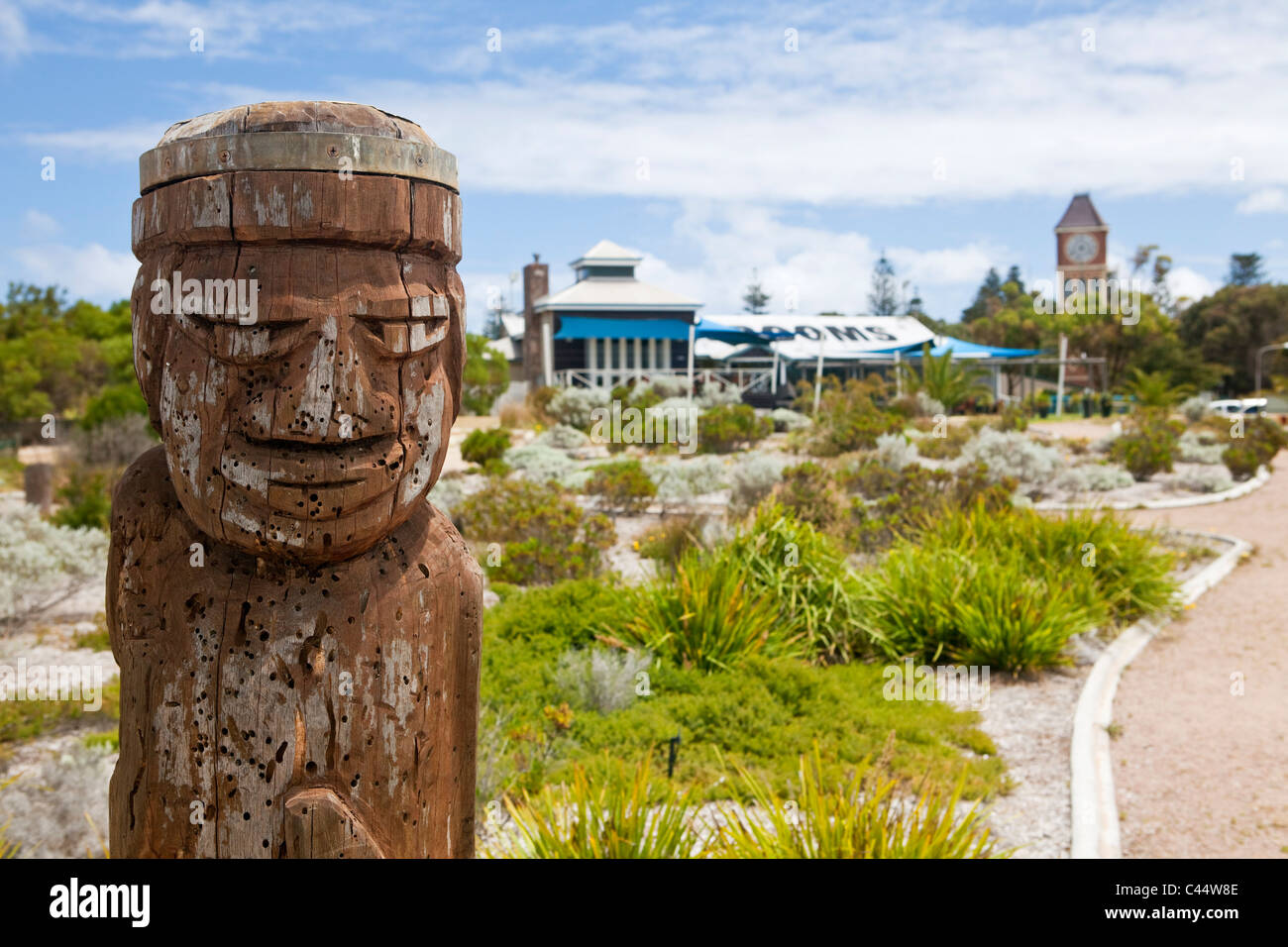 Jardins de la Taylor Street Tea Rooms. Esperance, Australie occidentale, Australie Banque D'Images