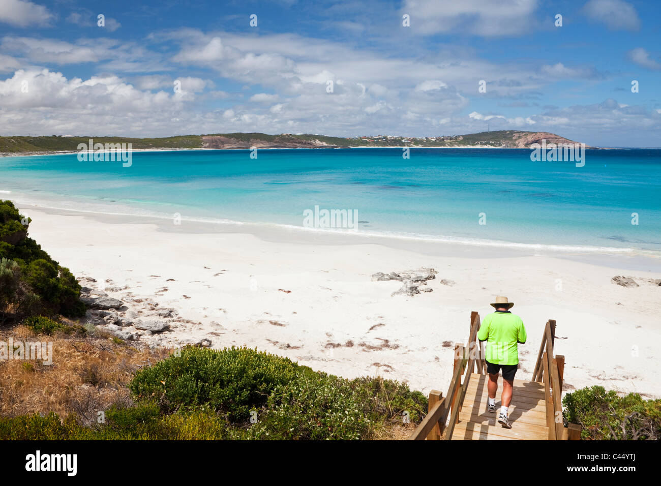 Balades touristiques jusqu'à Blue Haven Beach, Esperance, Western Australia, Australia Banque D'Images