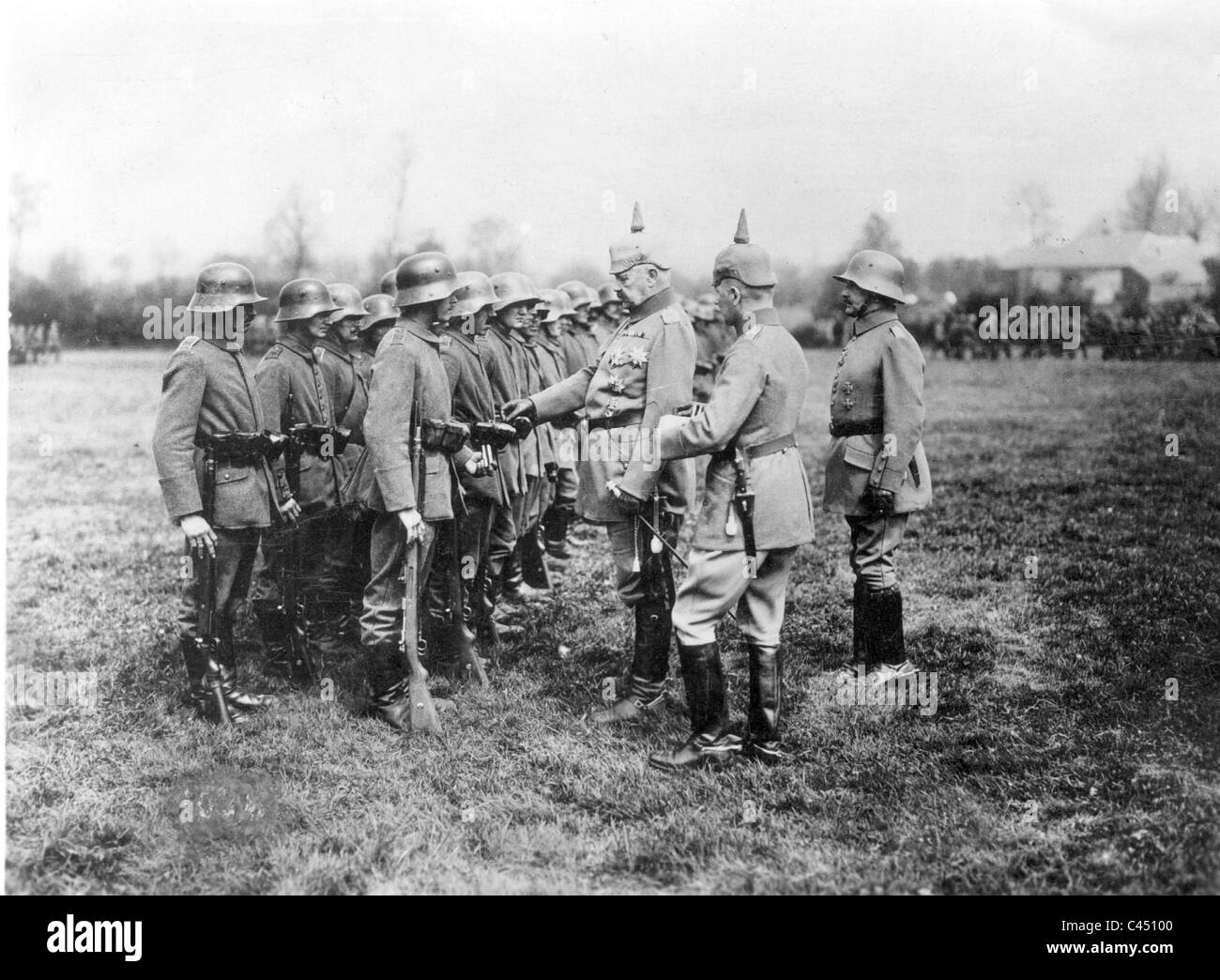 Paul von Beneckendorff und von Hindenburg, 1918 Banque D'Images