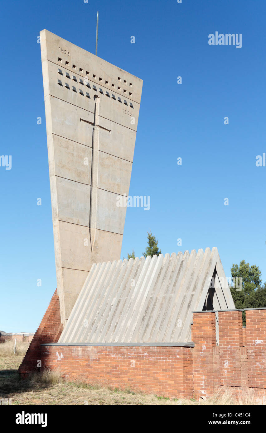 Guerre d'Afrique du Sud (Guerre des Boers) Mémorial du Camp de concentration, le nord d'Aliwal, Eastern Cape, Afrique du Sud Banque D'Images