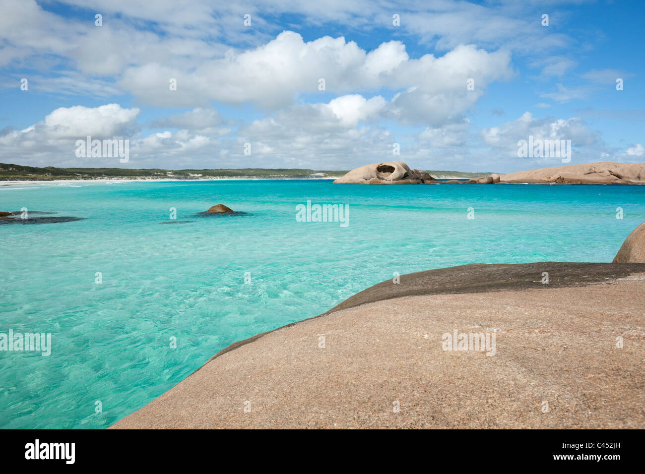 Les eaux claires de Twilight Cove. Esperance, Australie occidentale, Australie Banque D'Images