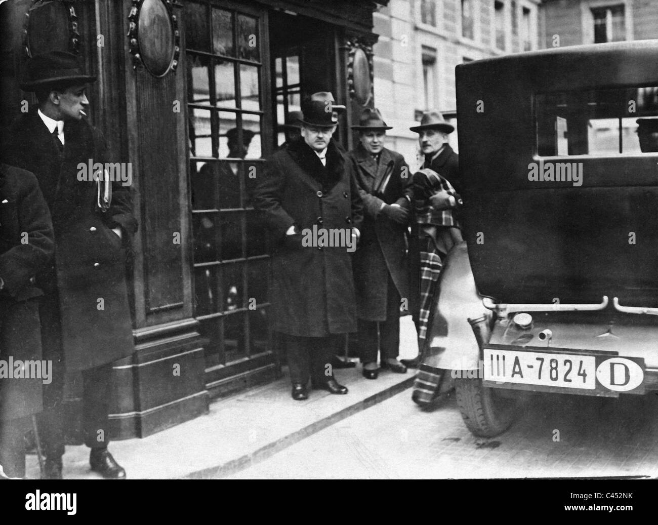 Gustav Stresemann à Genève, 1926 Banque D'Images