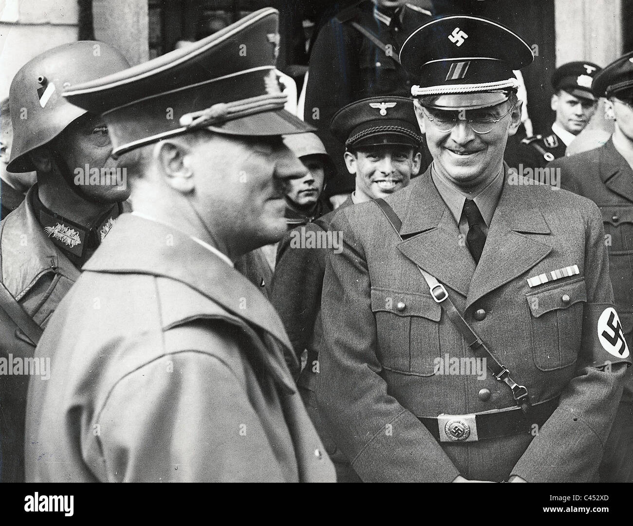 Hitler en Sudètes, 1938 Banque D'Images