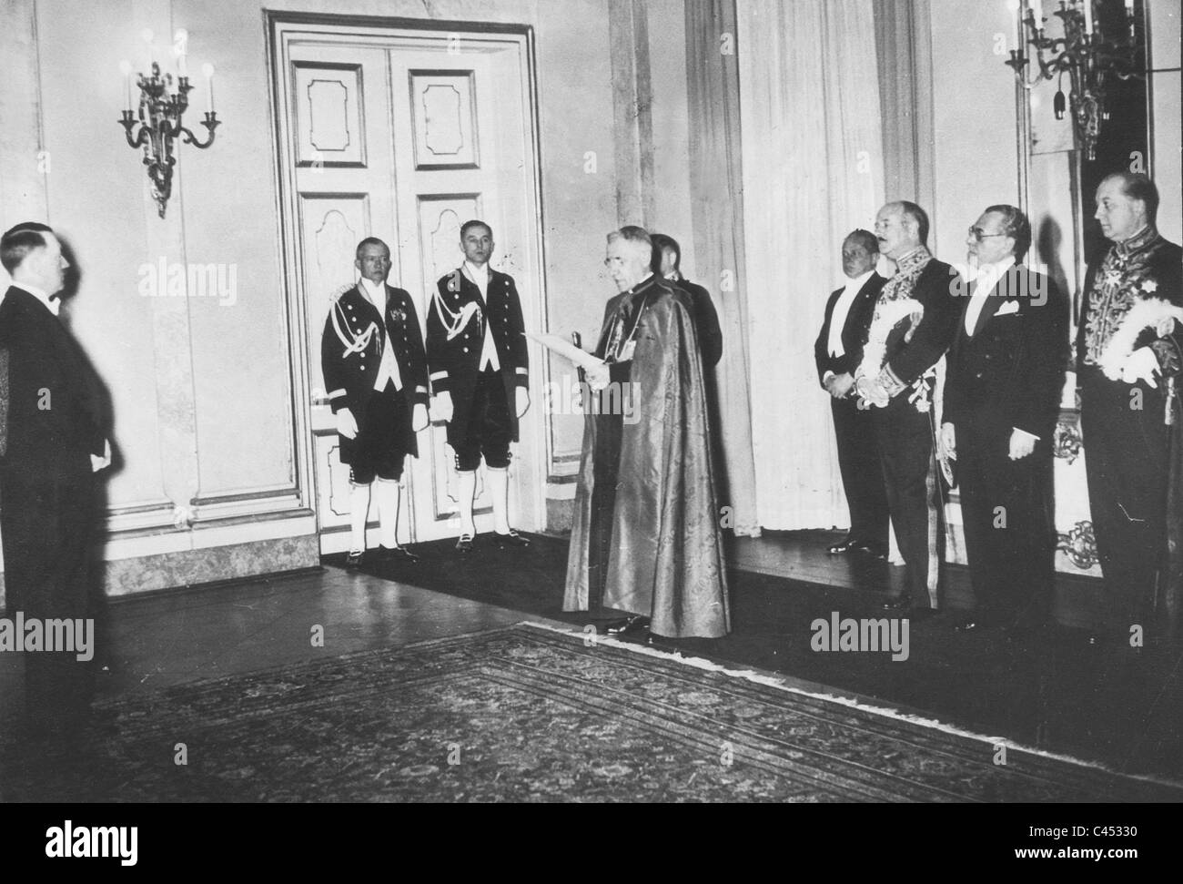 Nonce du Osenigo à Adolf Hitler de neuf ans/24 , 1938 Banque D'Images