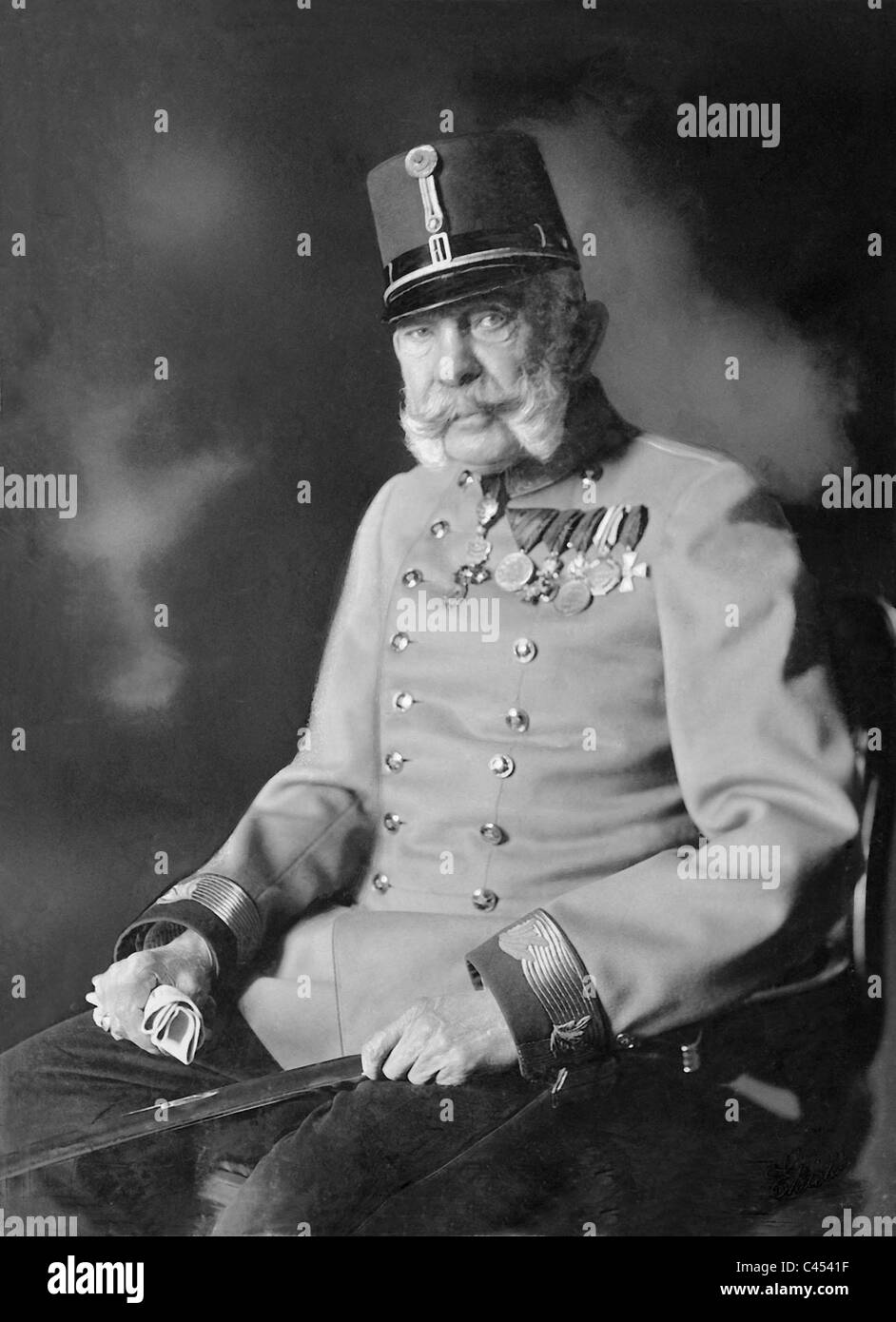L'Empereur Franz Joseph I. autour de 1910 Banque D'Images
