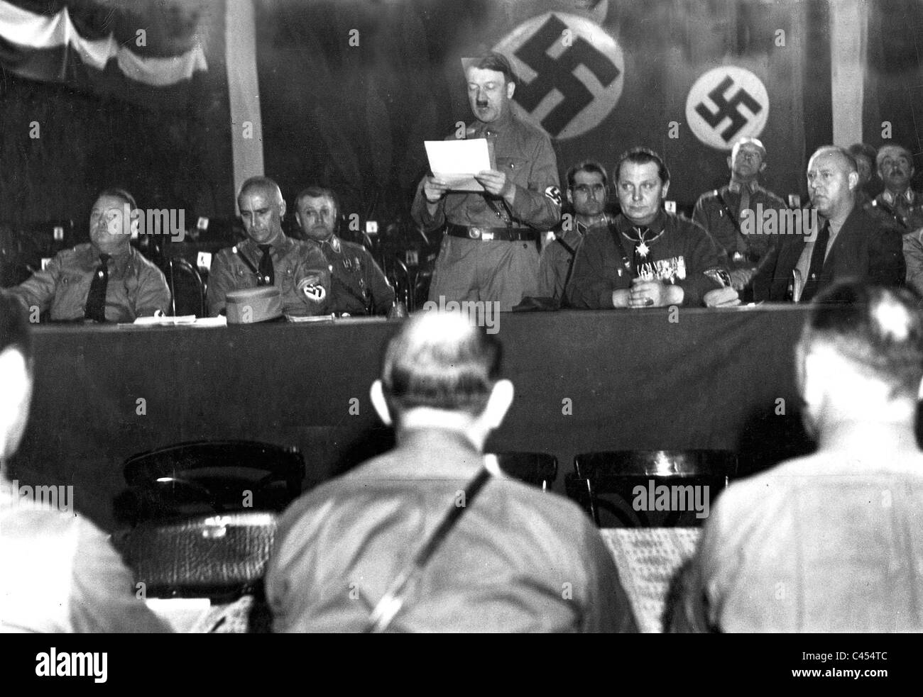 1931 Hitler à Bad Harzburg Banque D'Images