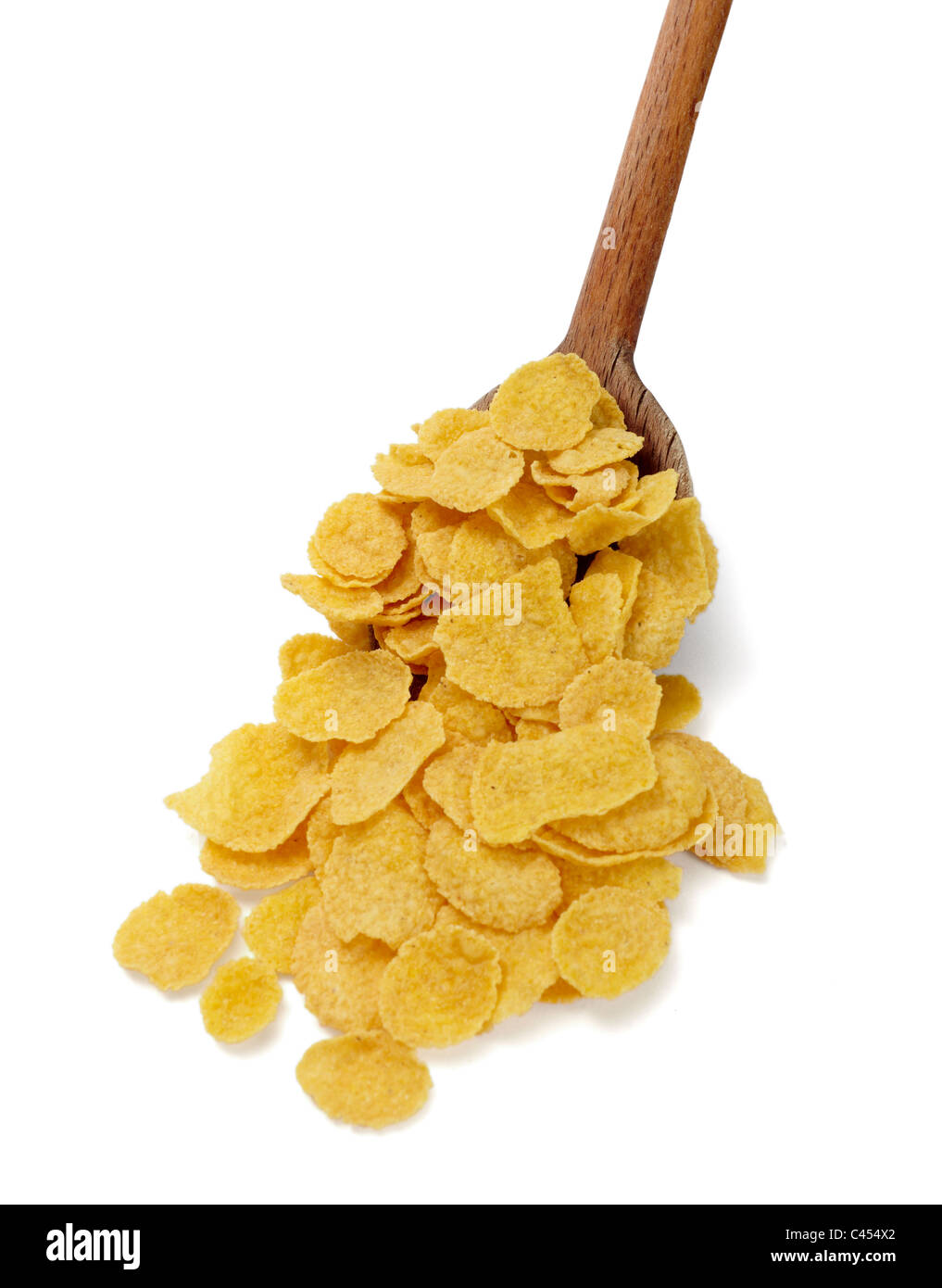 Close up of corn flakes Banque D'Images