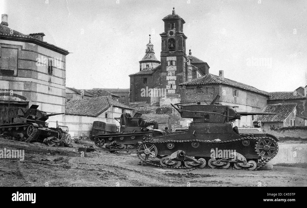 Guerre civile espagnole 1936 Banque D'Images