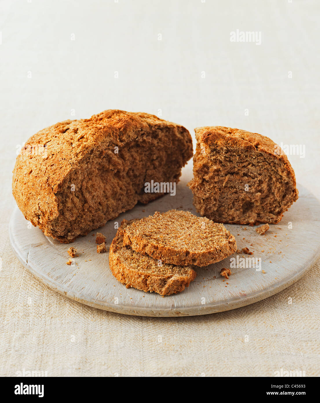 Irish soda bread, close-up Banque D'Images