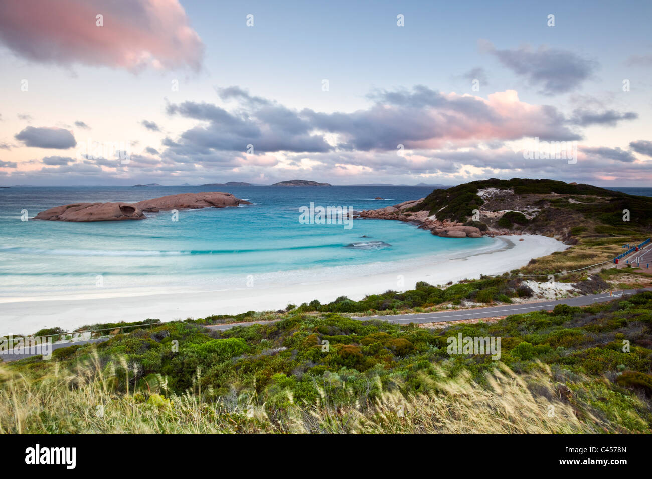 Twilight Cove au crépuscule. Esperance, Australie occidentale, Australie Banque D'Images