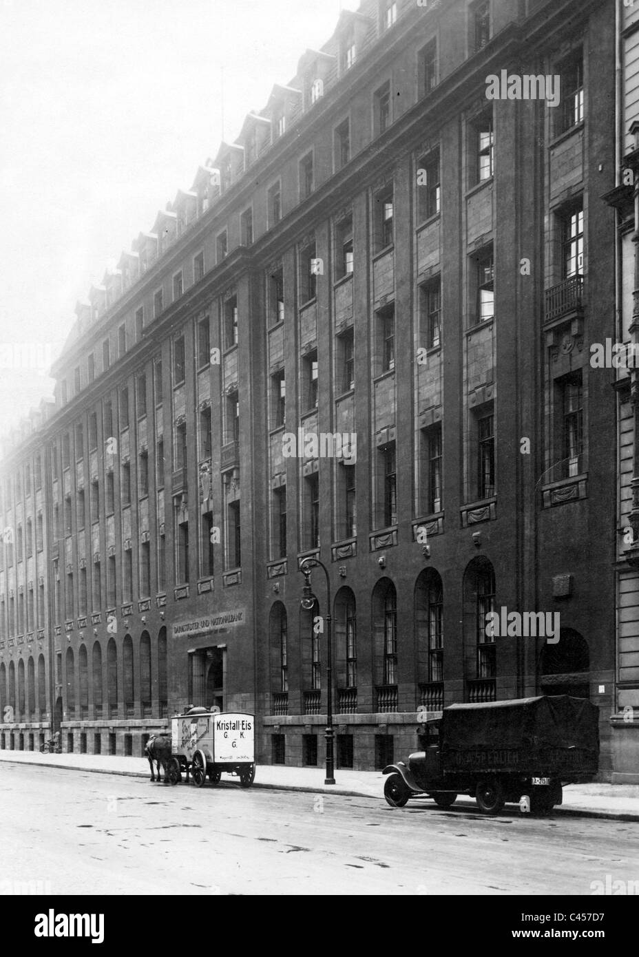 Le Darmstaedter et la Banque Nationale, 1931 Banque D'Images