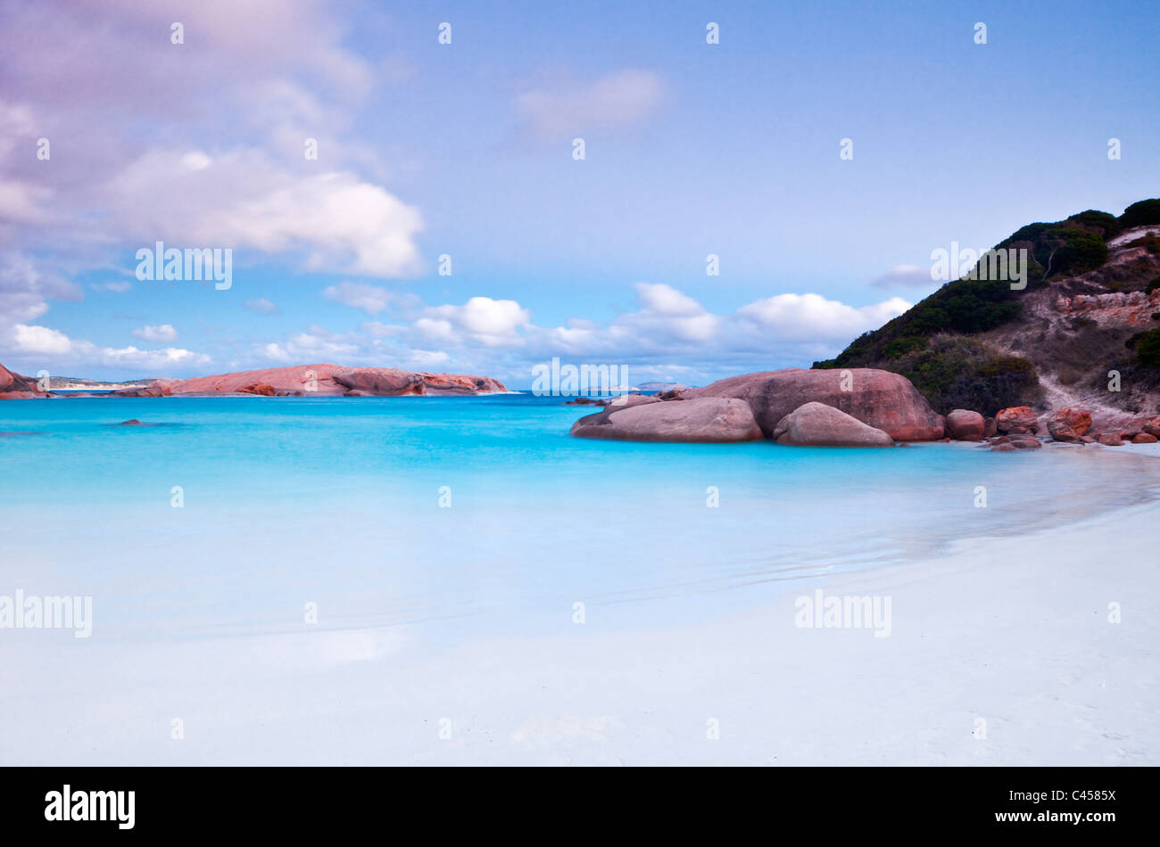 Twilight Cove au crépuscule. Esperance, Australie occidentale, Australie Banque D'Images