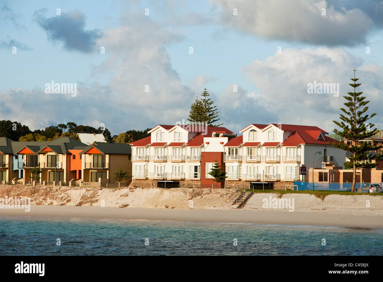 Appartements en bord de mer à Esperance Bay. Esperance, Australie occidentale, Australie Banque D'Images