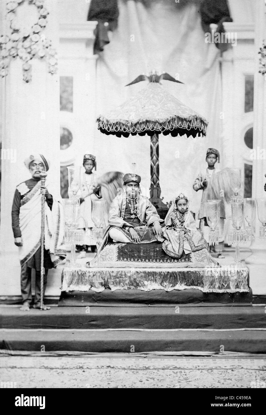 Le mariage des enfants indiens, 1930 Banque D'Images