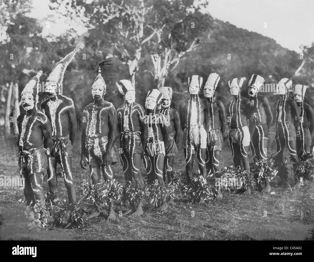 Aborigènes de l'Australie, 1930 Banque D'Images
