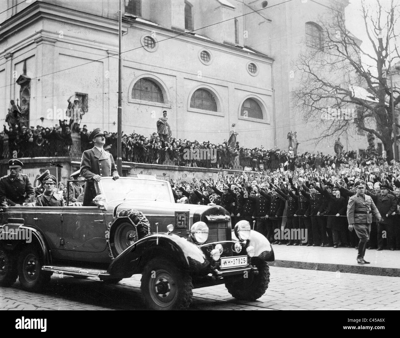 Adolf Hitler en Bruenn, 1939 Banque D'Images