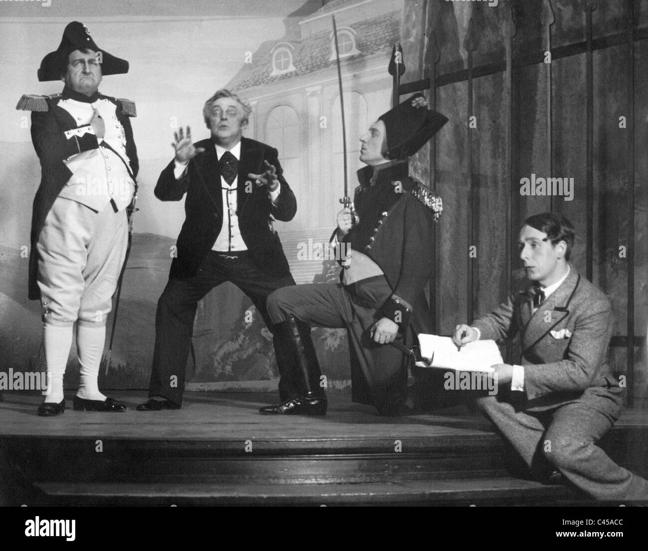 Theo Lingen dans 'la météo pour demain changeable' dans 'Die' Tribuene Theatre, 1932 Banque D'Images