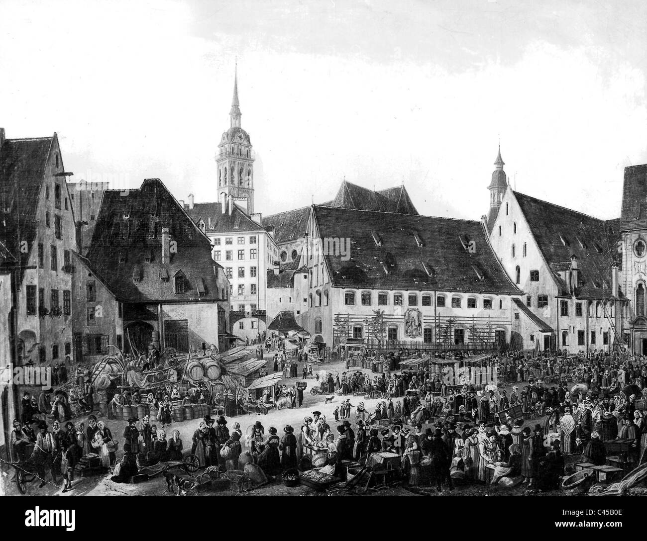 Munich, 1824 Banque D'Images