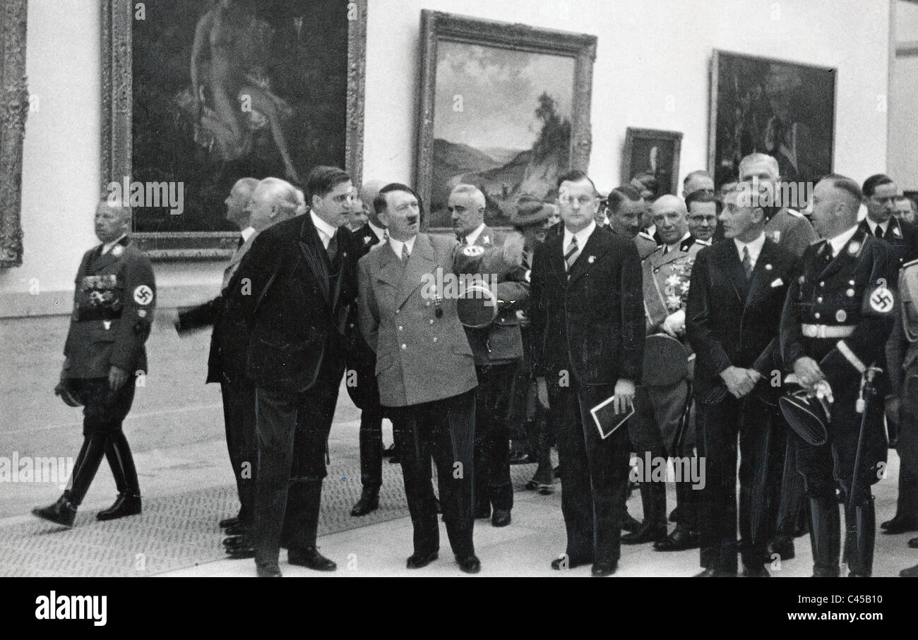 Hitler à l'inauguration de la Haus der Kunst, 1937 Banque D'Images