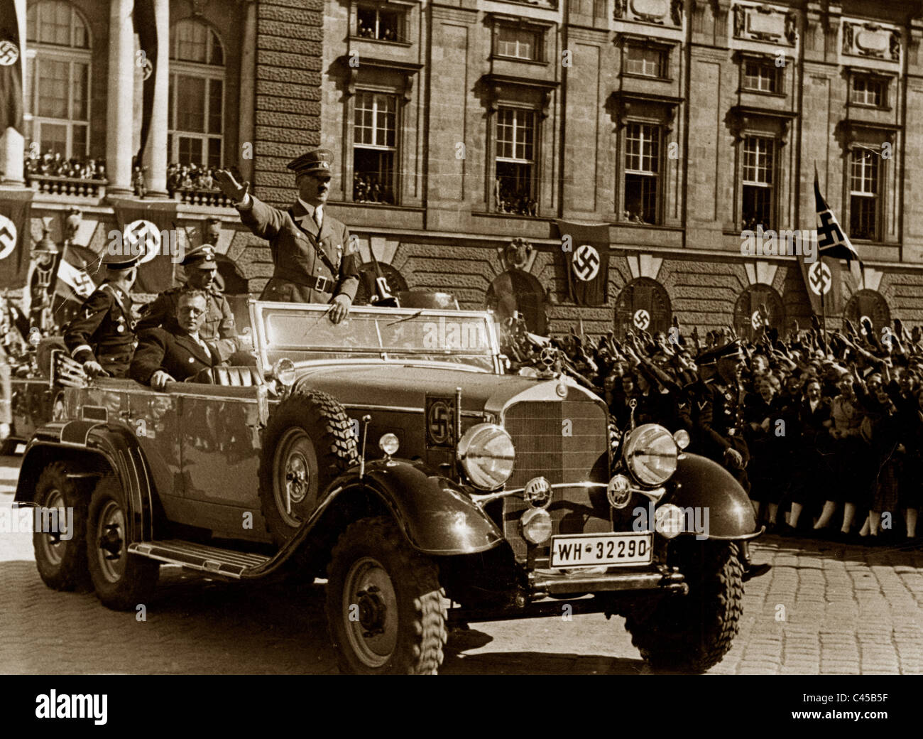 Hitler à Vienne, 1938 Banque D'Images
