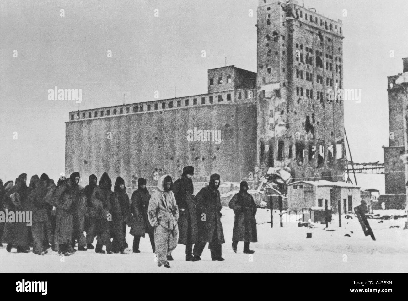 La capitulation de Stalingrad Banque D'Images