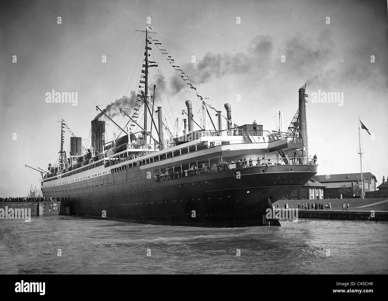 Le navire de l'Allemagne du Nord Lloyd 'Columbus' Banque D'Images