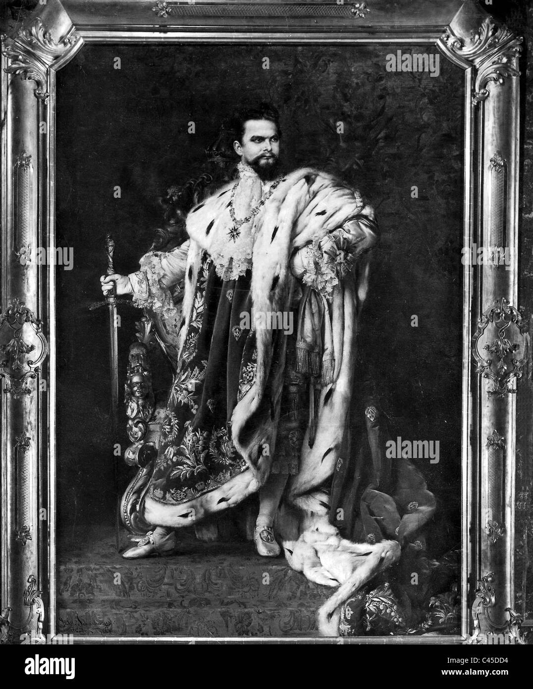 Le roi Ludwig II Banque D'Images